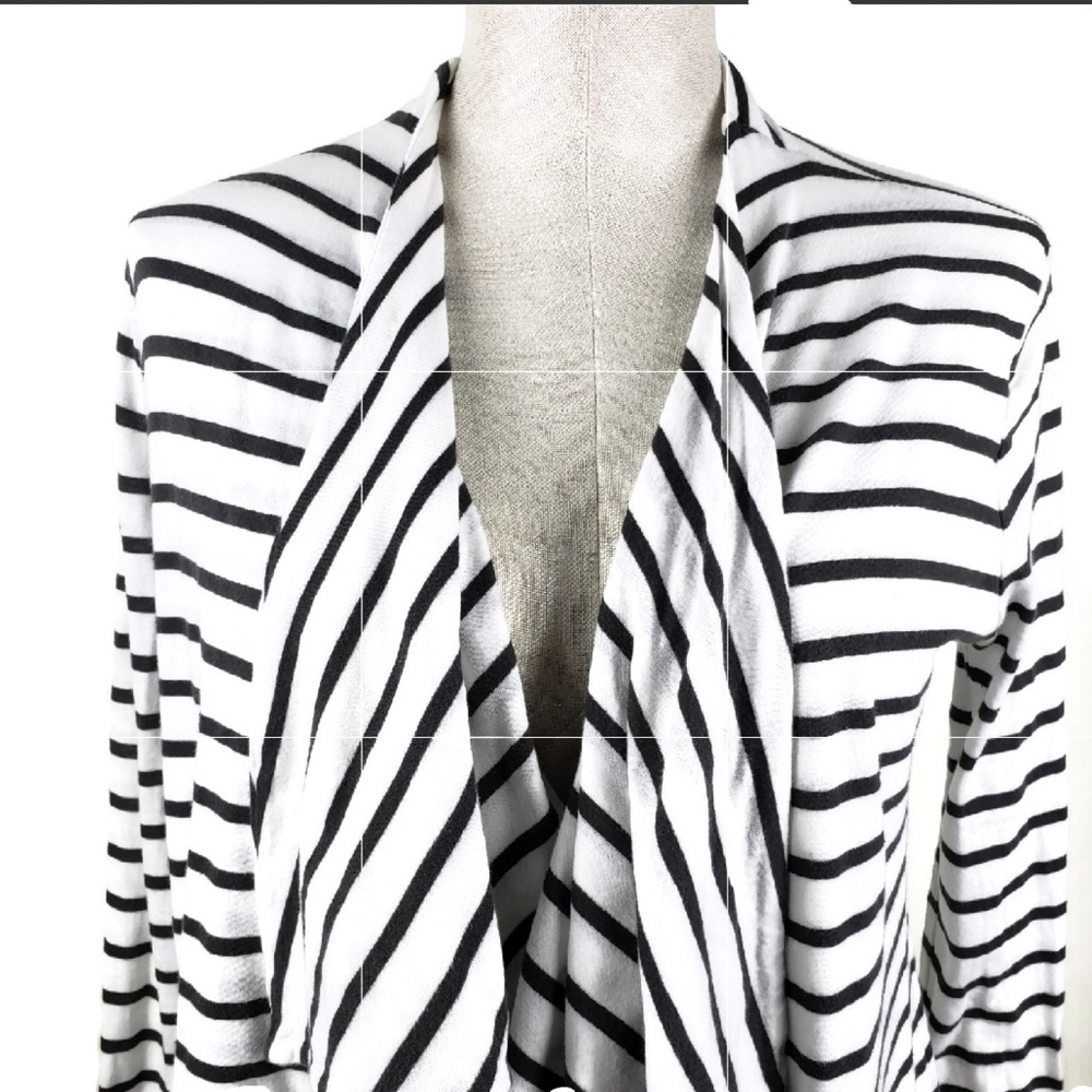 J. Crew Open Waterfall Cardigan Womens Sz S White - Picture 2 of 7